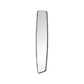 Modern Slim Wall Mirror with Black Frame