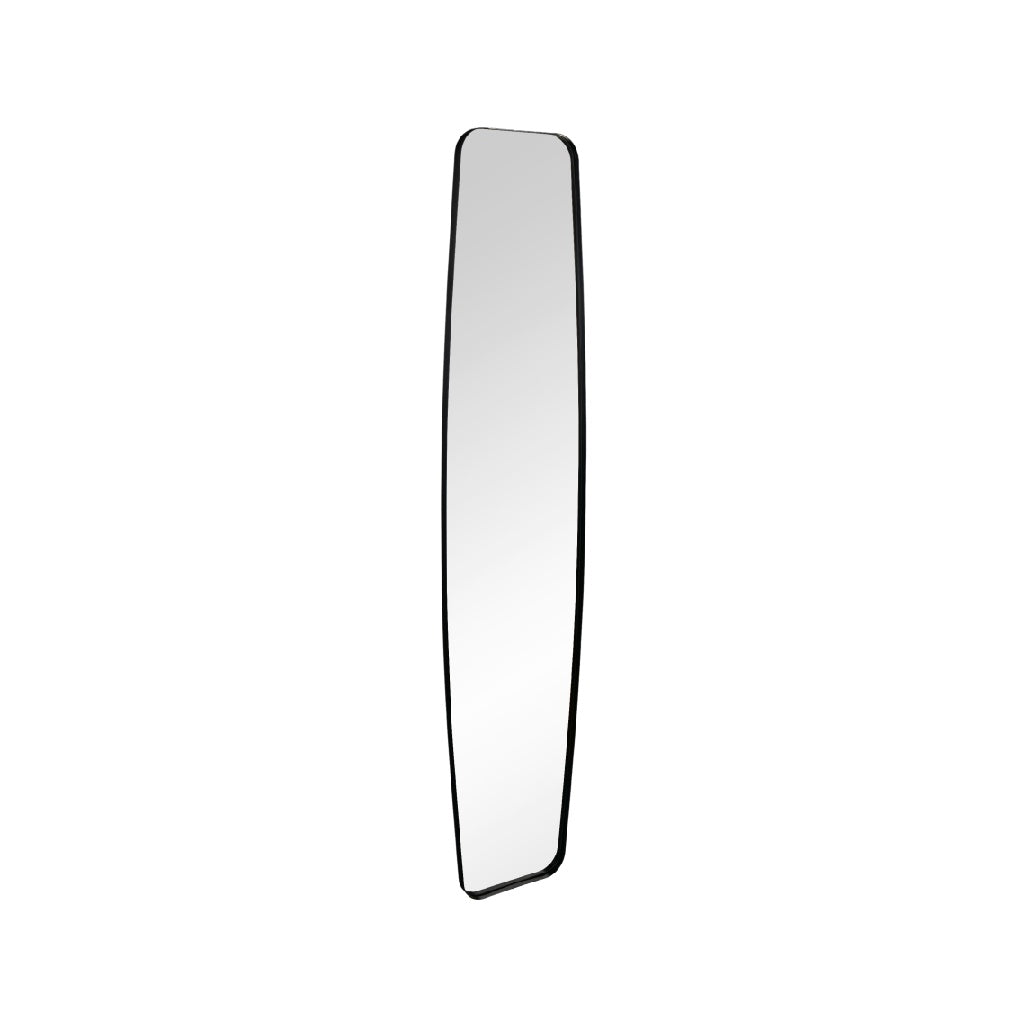 Modern Slim Wall Mirror with Black Frame